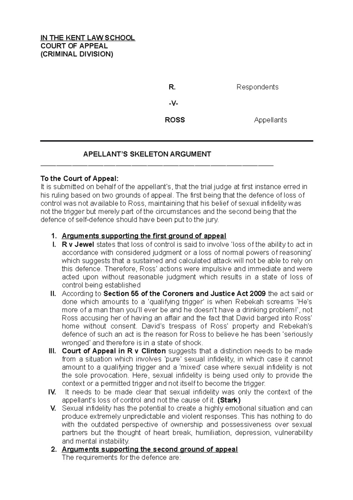 What Is The Role Of The Defendant In A Court Case