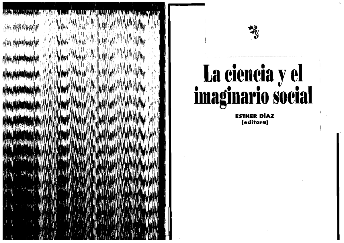 1-2-Díaz (1996) - La ciencia y el imaginario social - Bibliotecología