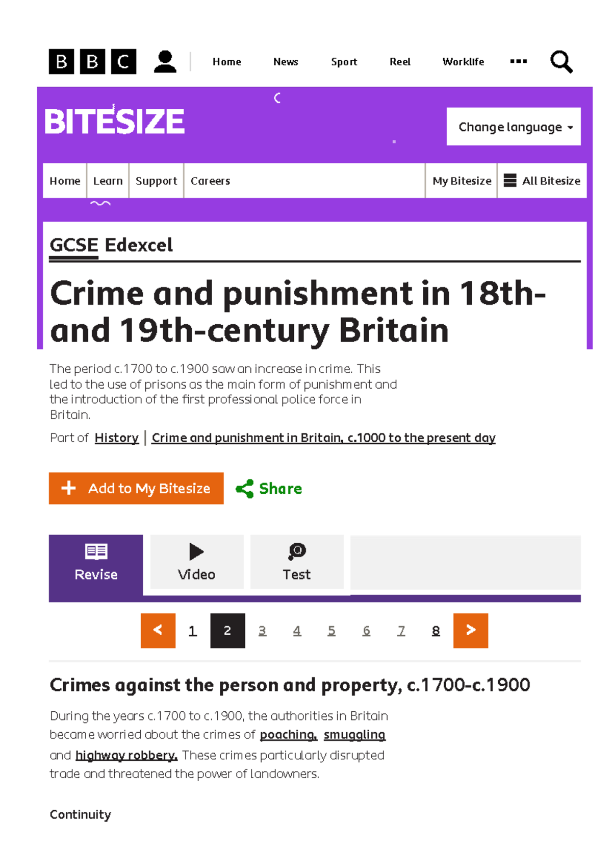 Www bbc co uk bitesize guides zn9sn9q revision 2 - ####### 1 2 3 4 5 6 ...