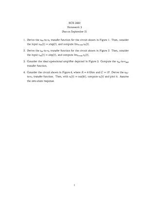Exam1 Summer 20 solution - ECE 4550 Summer 2020 Exam 1 Open-Book, Open ...