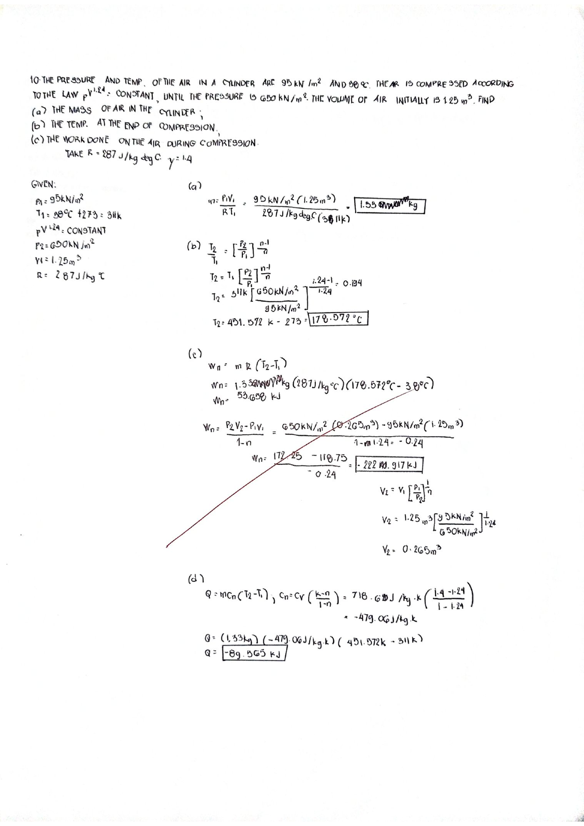 Document 18 Thermodynamics 2 - Mechanical Engineering - Studocu