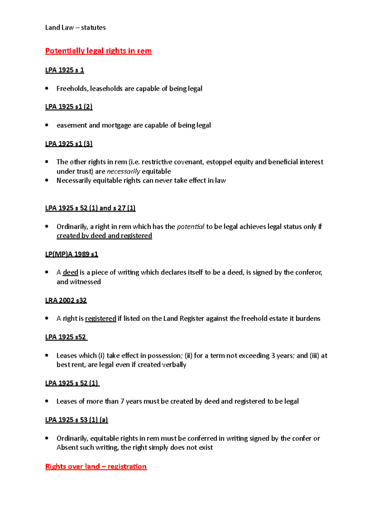 land-law-statute-list-summary-land-law-land-law-statutes