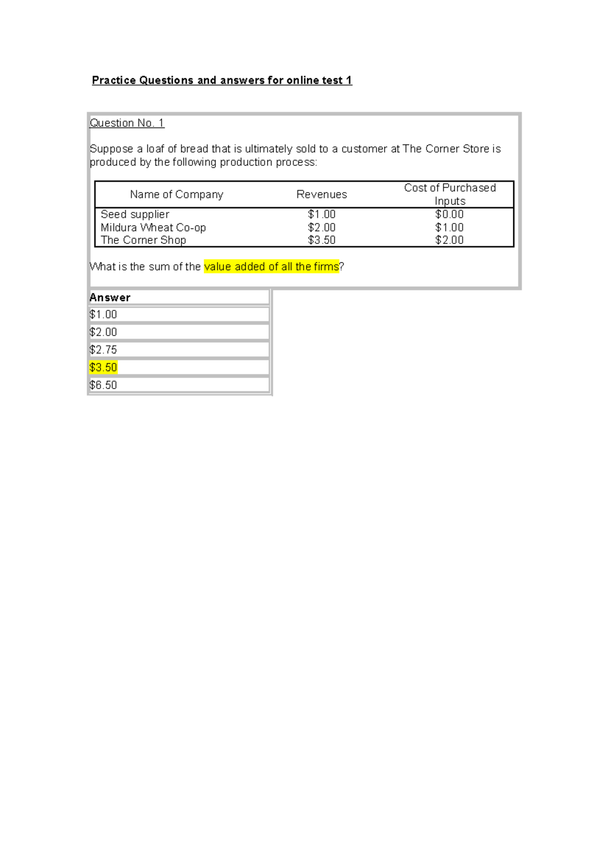 Sample/practice Exam 2017, Questions And Answers - Practice Questions ...