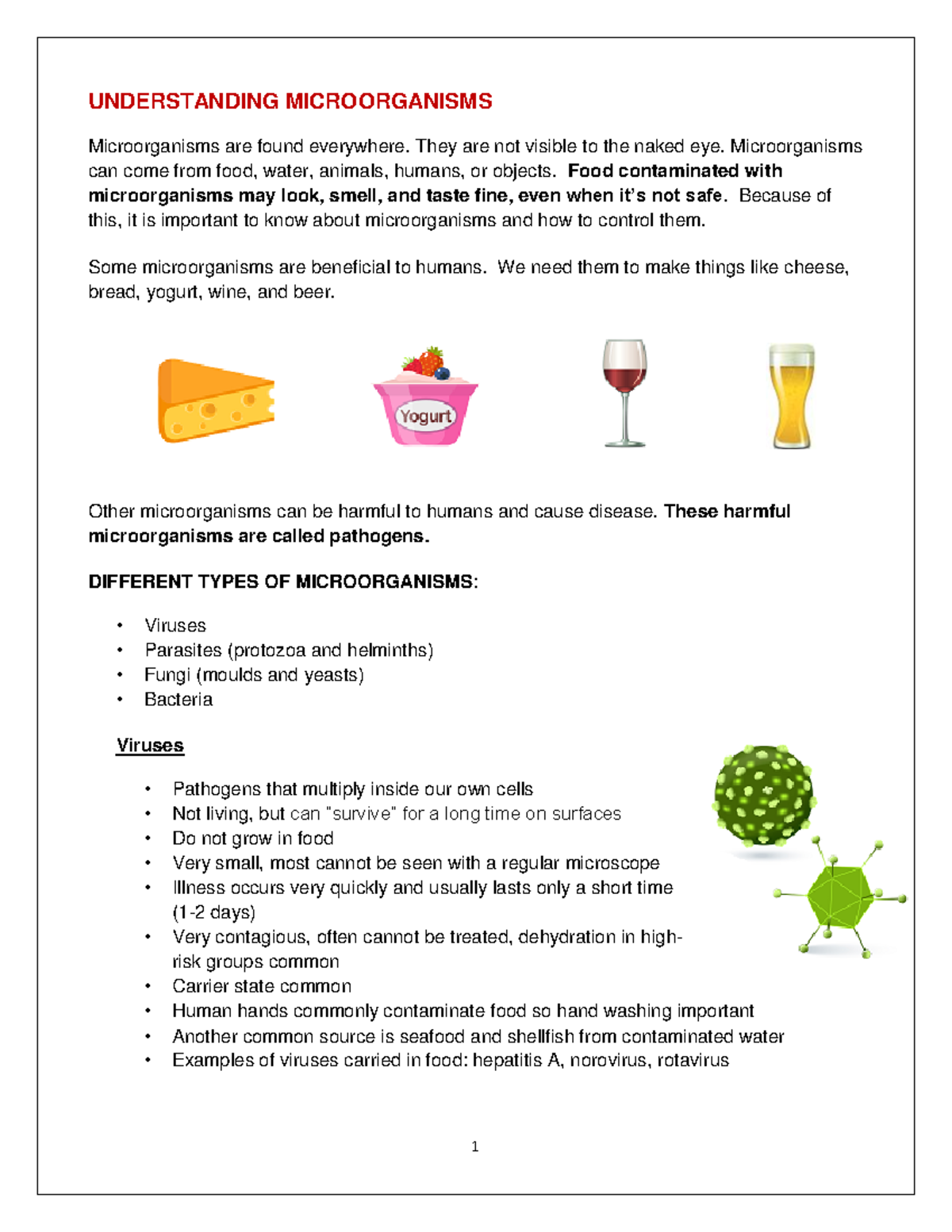 FHC ON - Understanding Microorganisms - UNDERSTANDING MICROORGANISMS ...