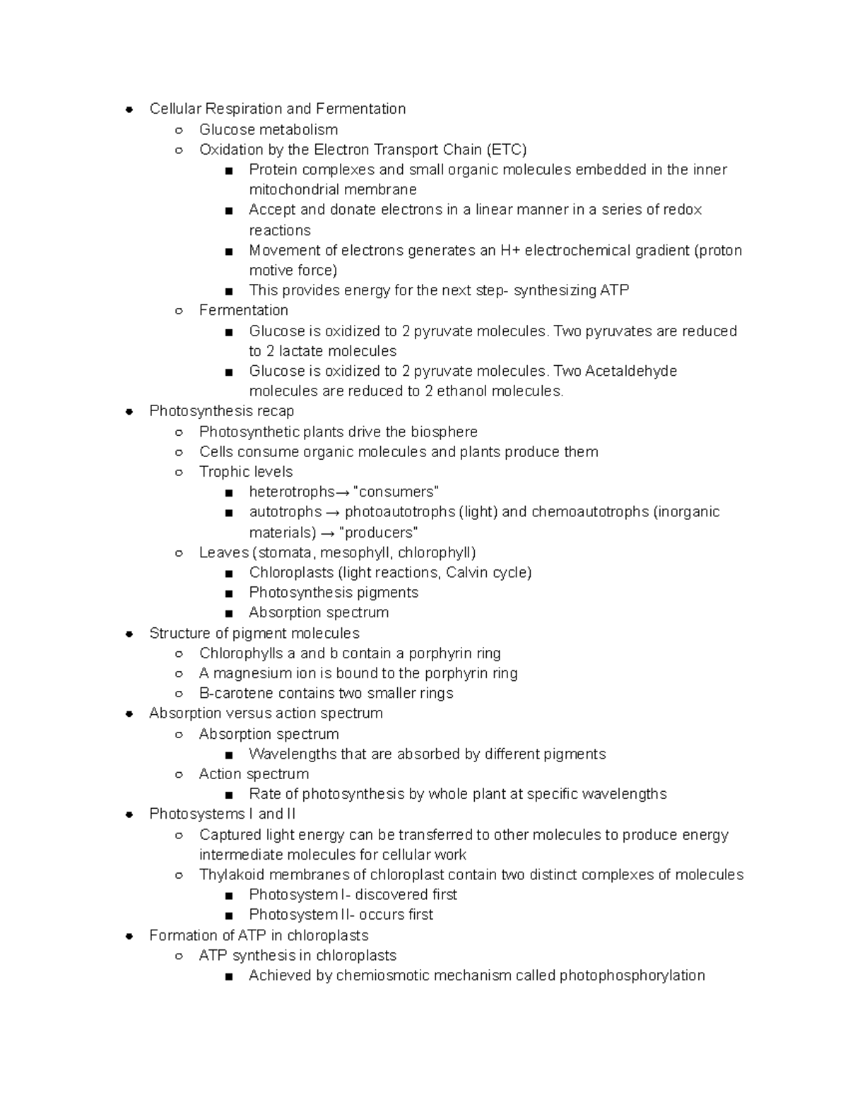 Chapter 8 Notes Part 2 - Professor: Dr. Jerreme Jackson - Cellular ...