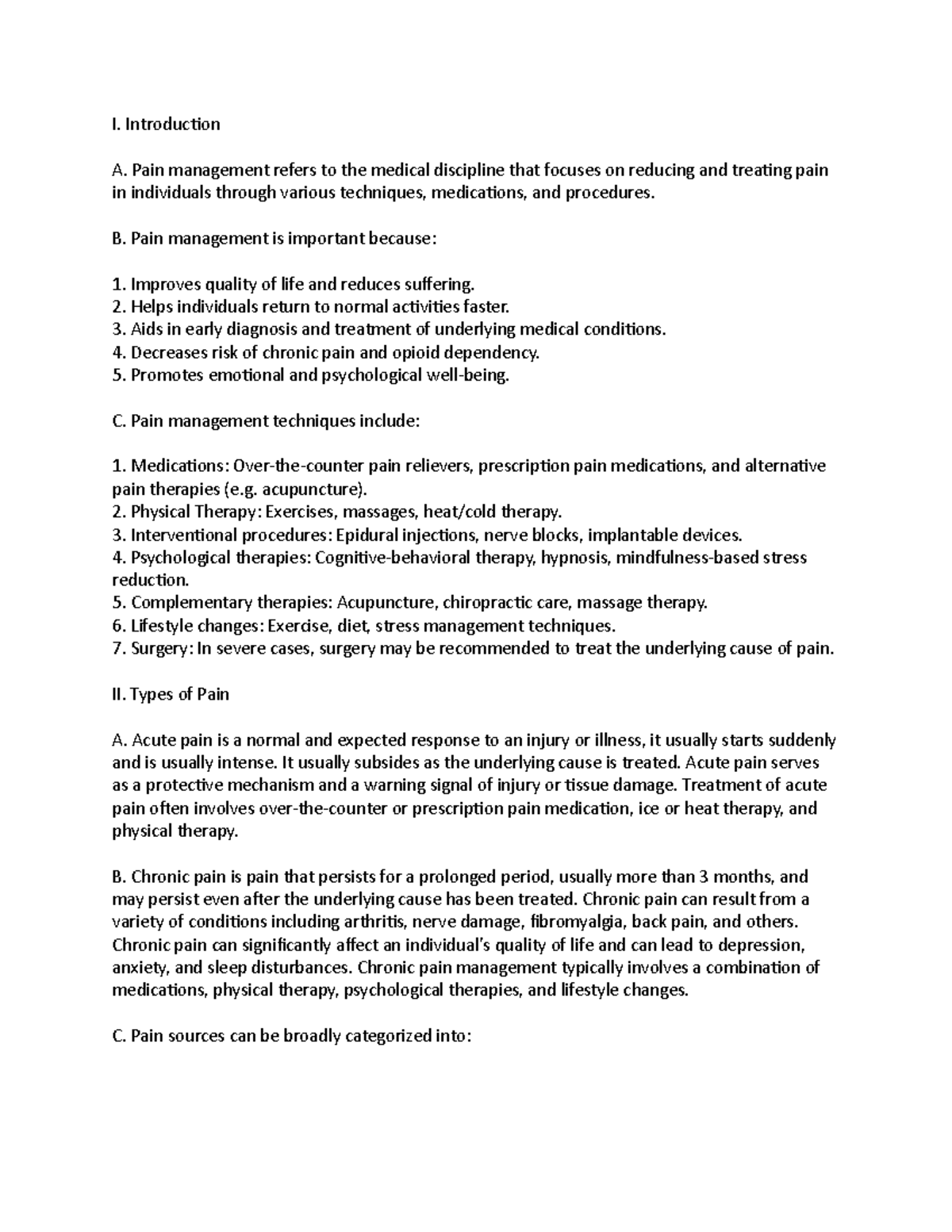 pain-management-i-introduction-a-pain-management-refers-to-the