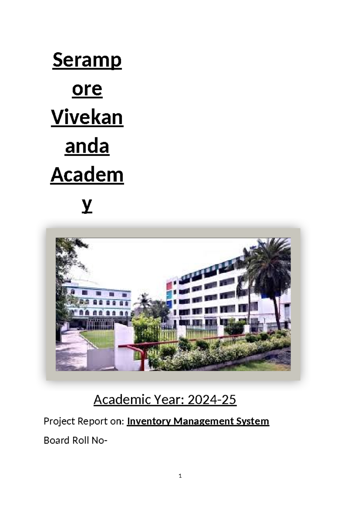 Piyush project - XYZ - Academic Year: 2024- Project Report on ...