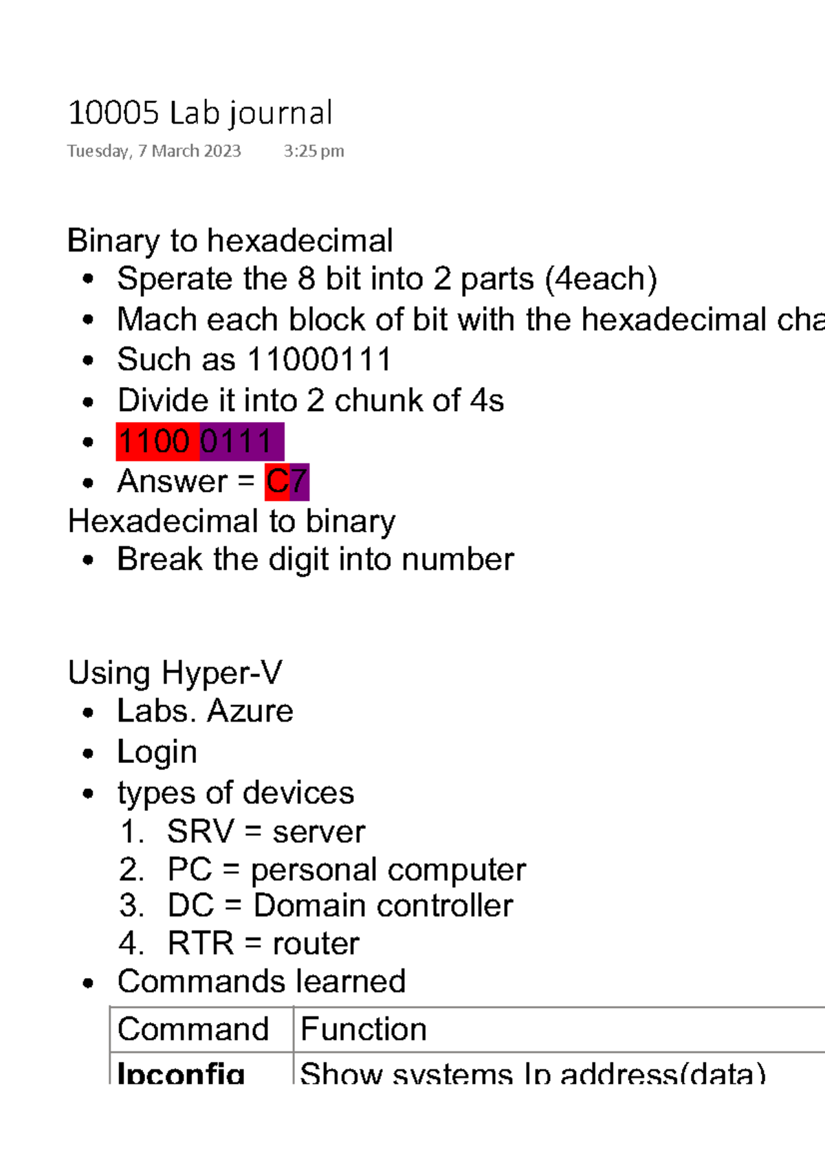 10005-lab-journal-w1-4-binary-to-hexadecimal-sperate-the-8-bit-into