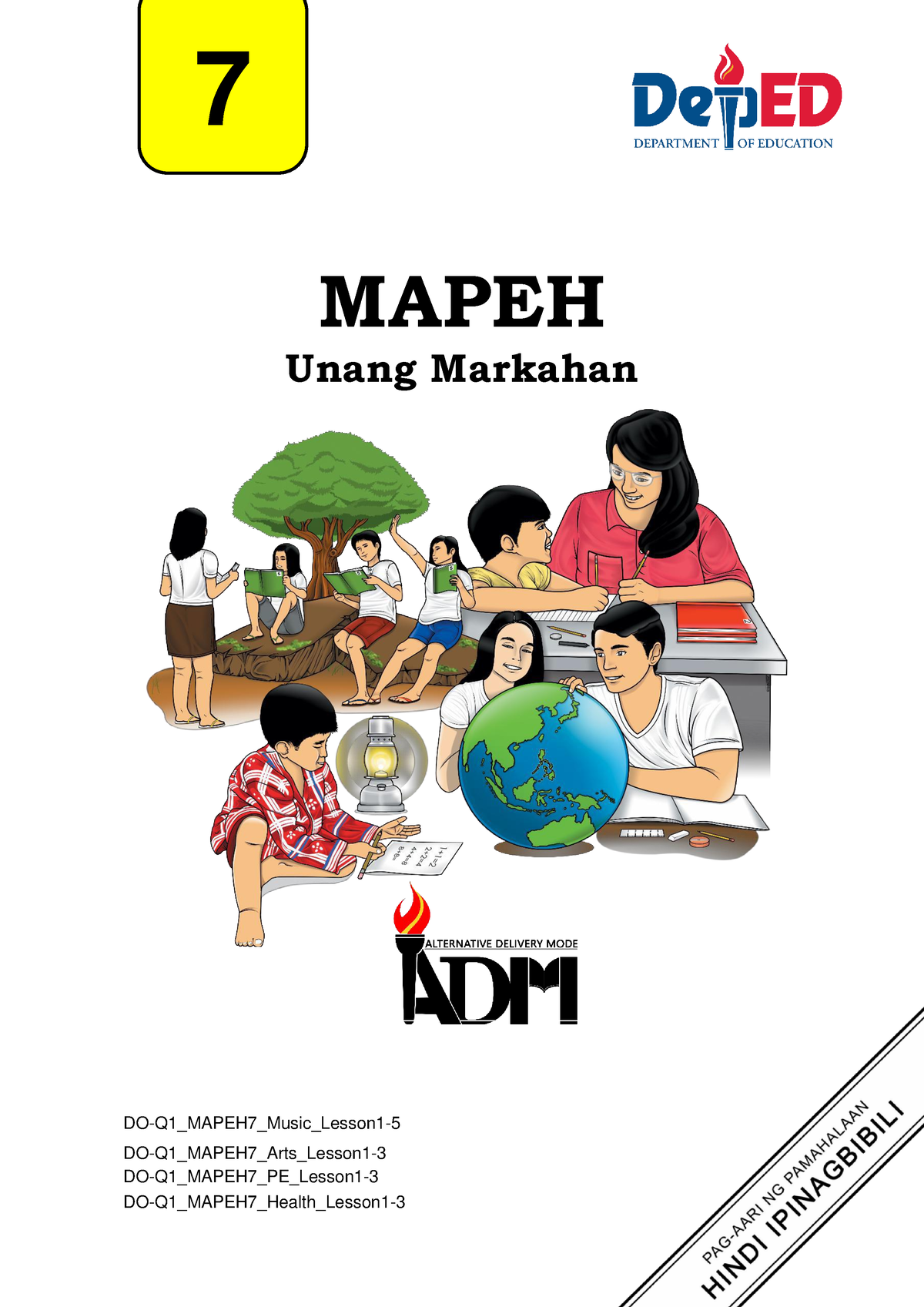 Mapeh-Grade-7 - MAPEH MODULE GUIDE FOR GRADE 7 - I MAPEH Unang Markahan ...