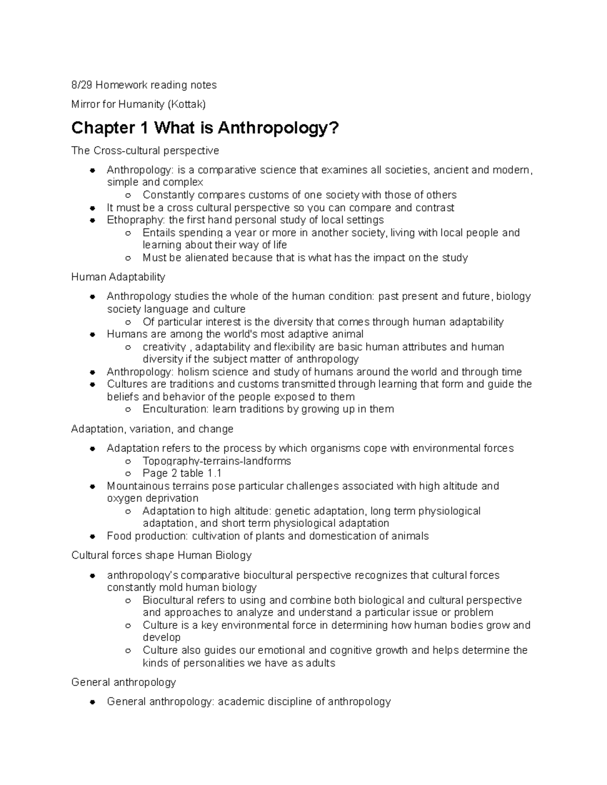 Culture through film textbook mirror for humanity notes - 8/29 Homework ...