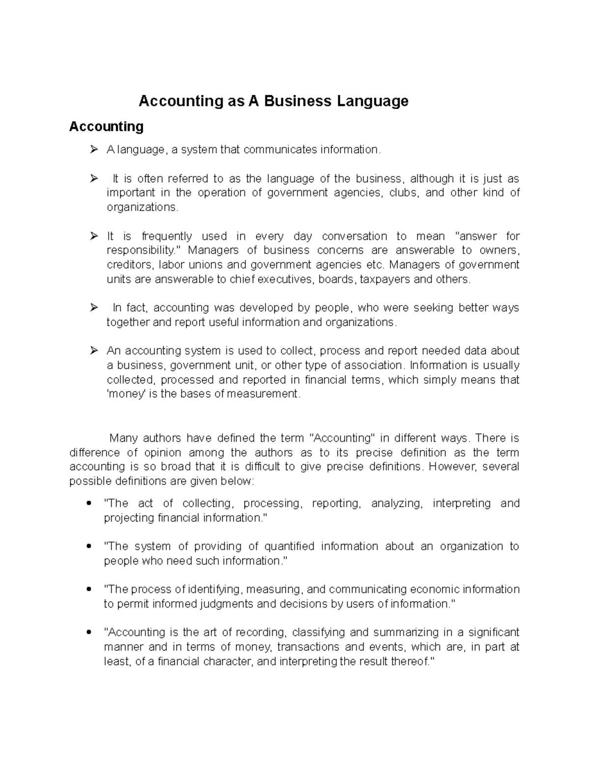 Accounting as A Business Language Bookkeeping Versus Accounting Versus ...