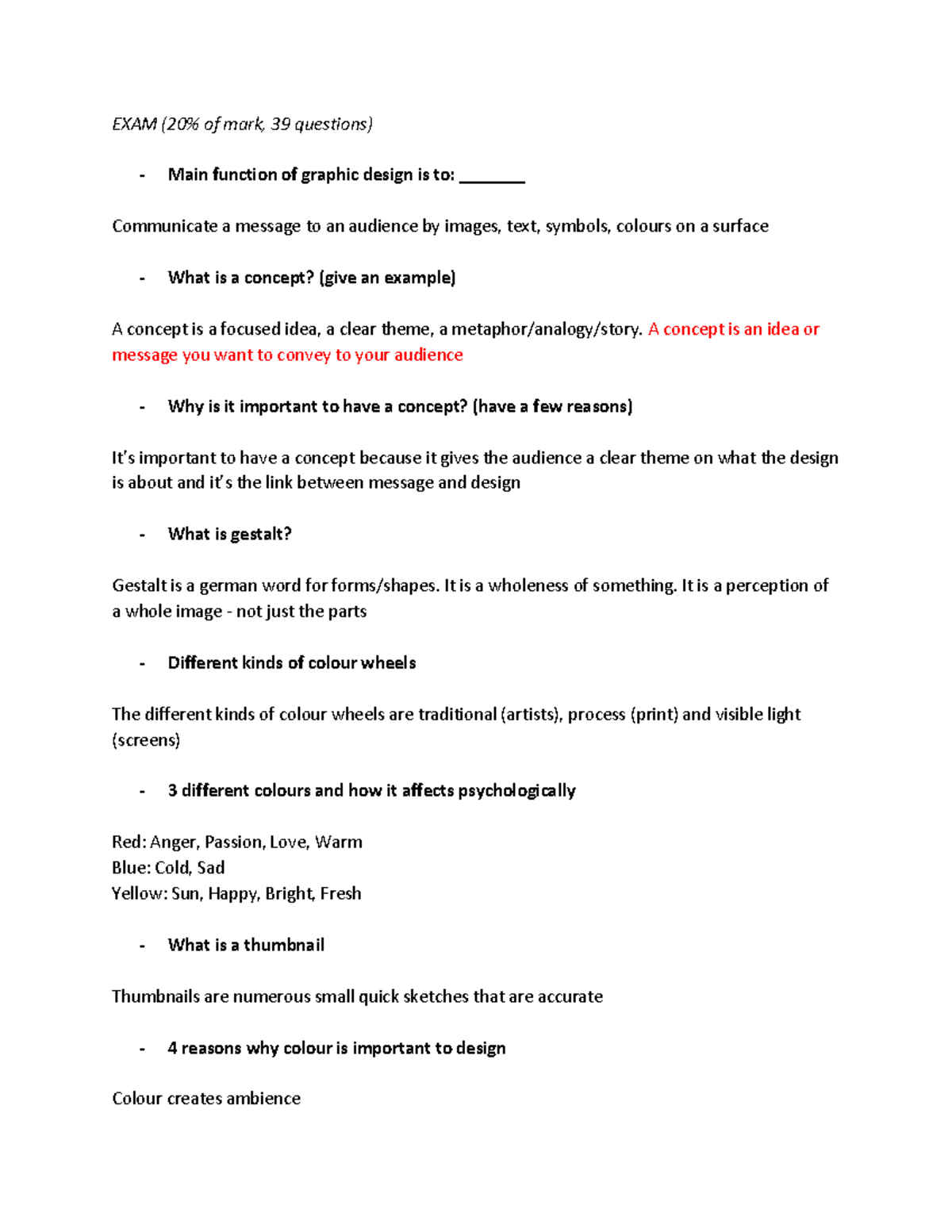 Exam 21 November 2017, questions and answers - EXAM of mark, 39 ...