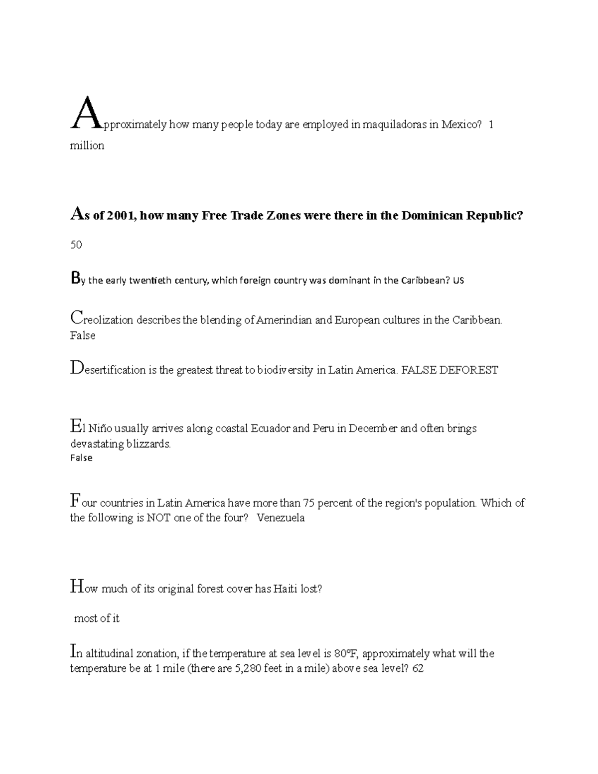 Chapters 45 test answers Approximately how many people today are