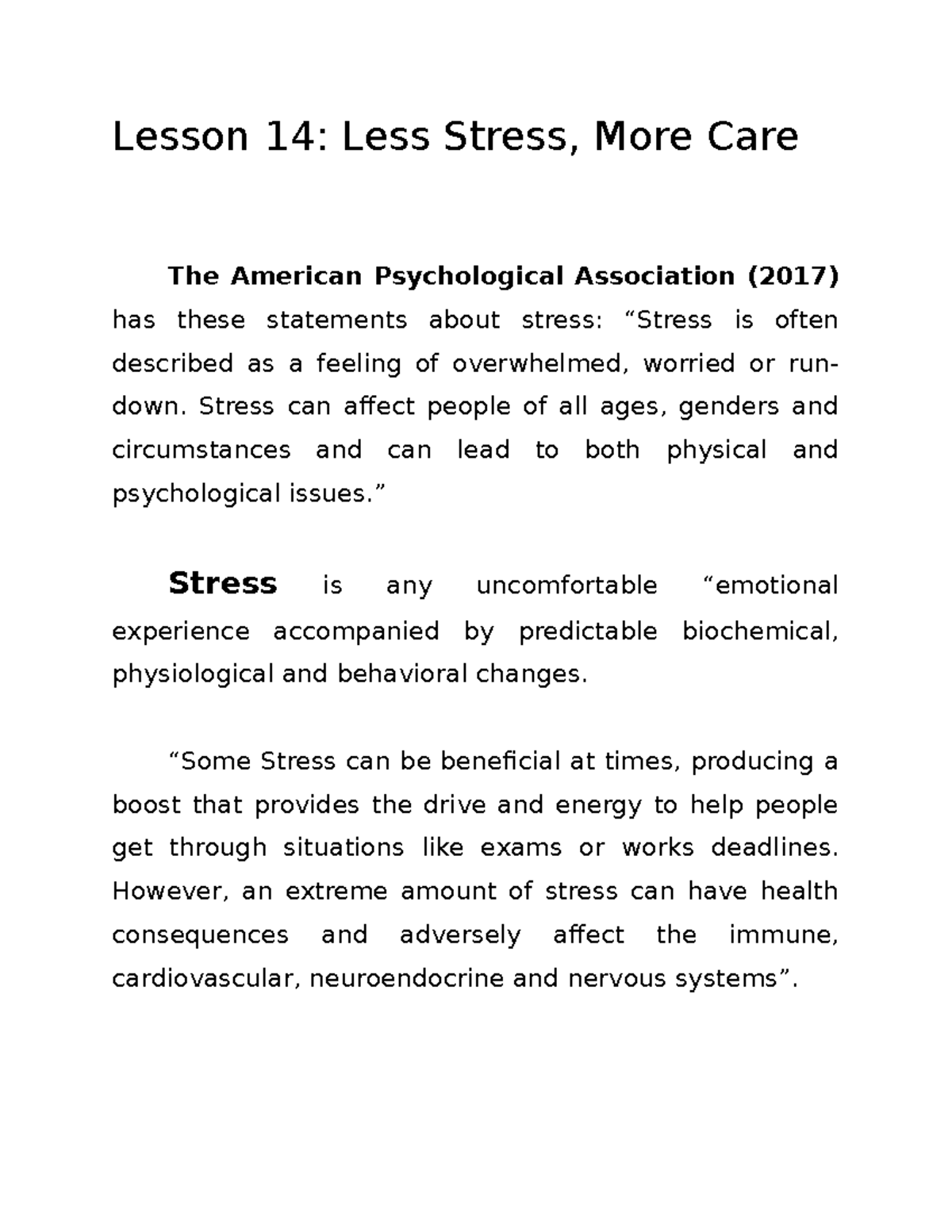 lesson-14-less-stress-more-care-stress-can-affect-people-of-all