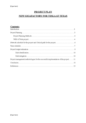 unit 9 project management assignment 1