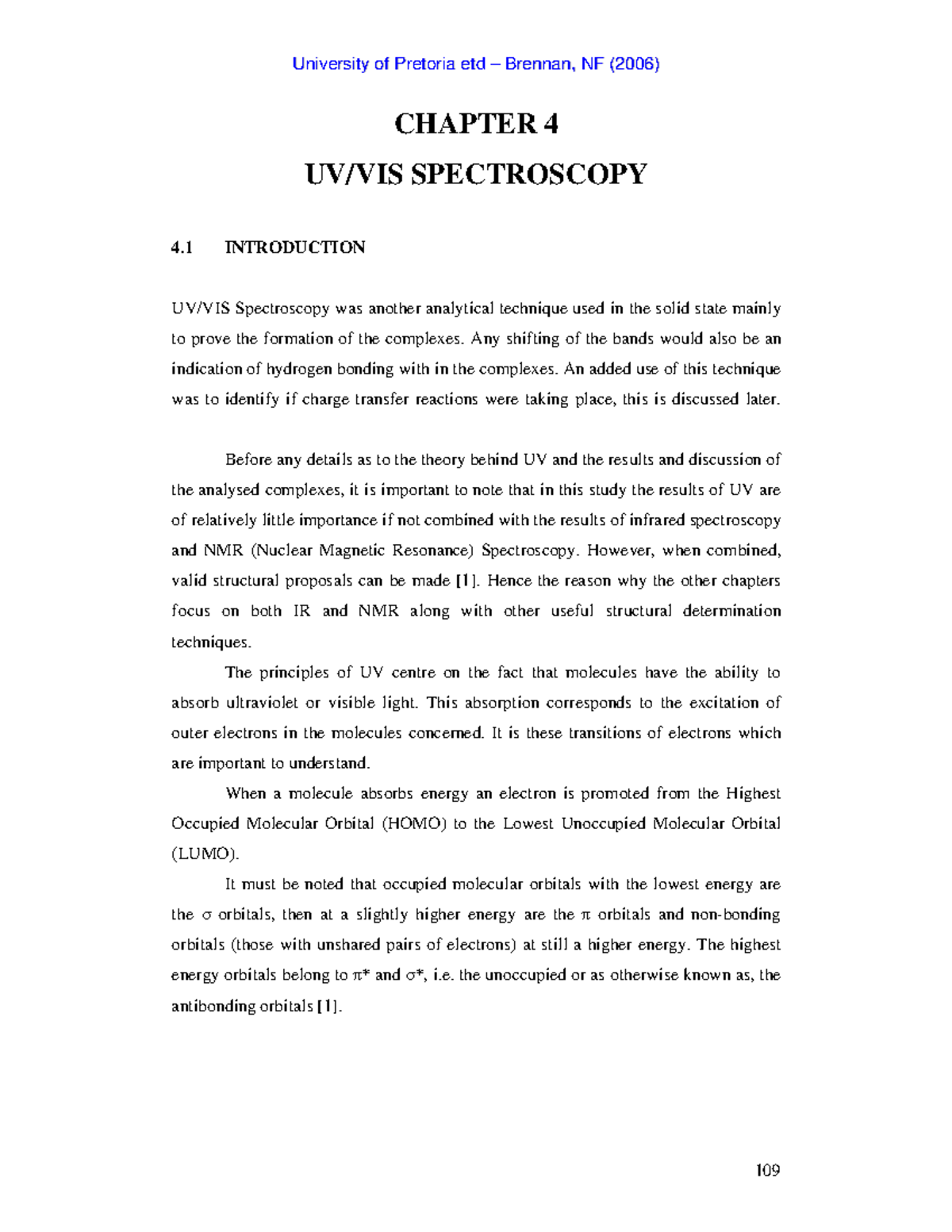 04chapter 4 Notes U N I V E R S I T Y O F P R E T O R I A E T D B