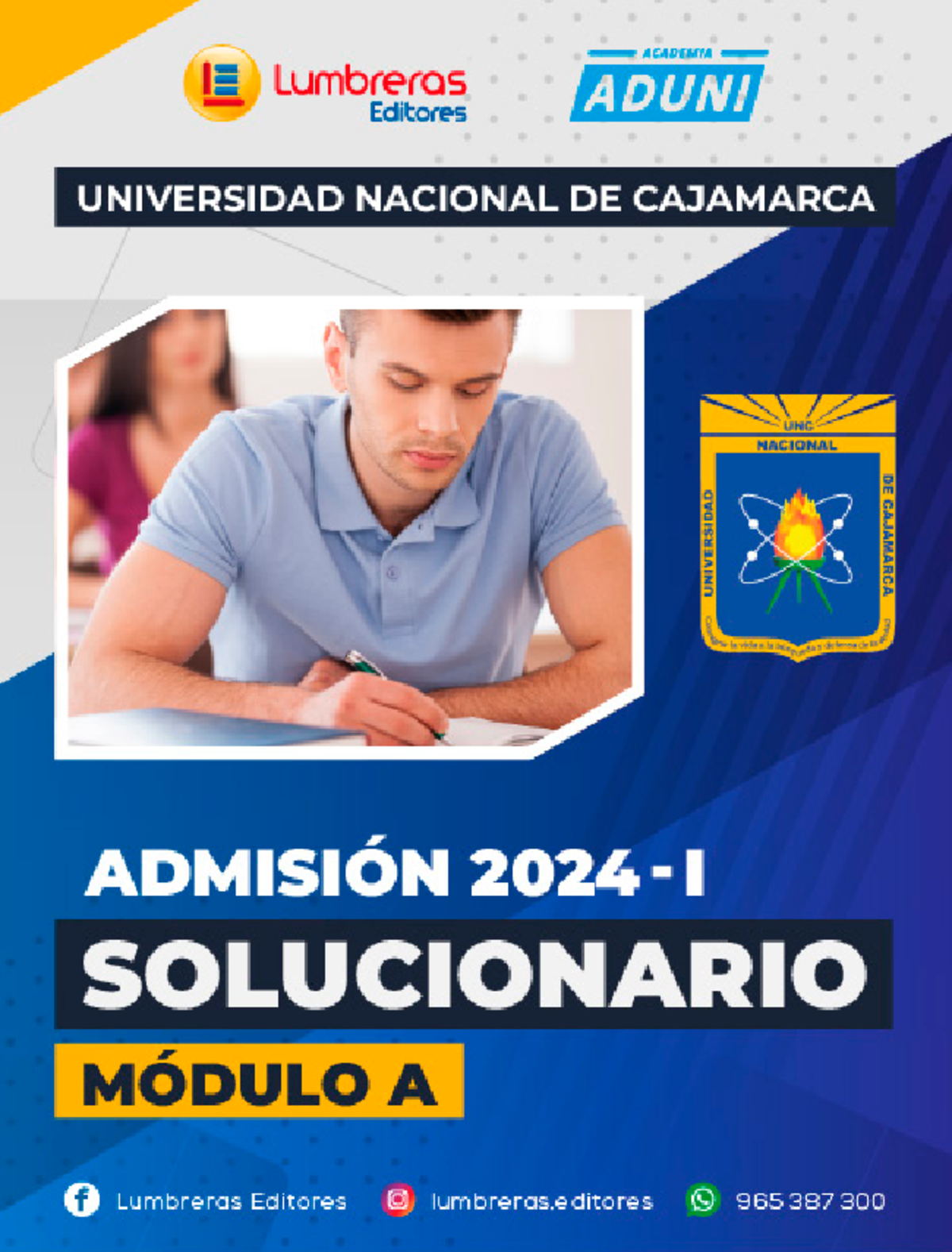 Solución Adm UNC 2024-I - Mod A - UNC 2024-I Lumbreras Editores ...