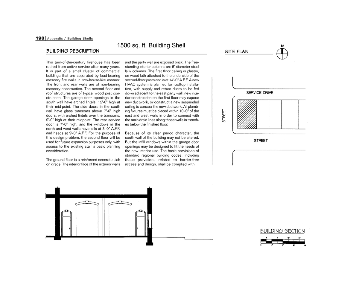 Design Problem 1 - esquisse - 190 A p p e n d i x / B u i l d i n g S h ...