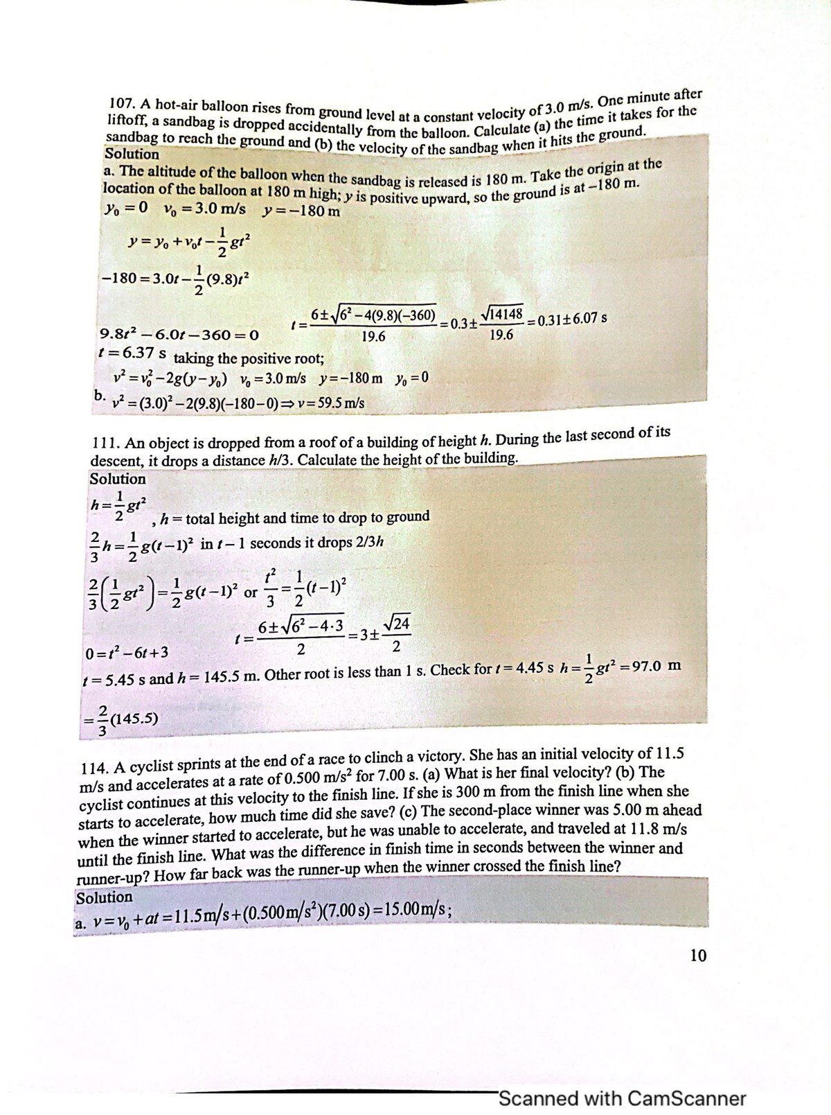 Physics 1 hw solutions - PHYS 151 - Studocu