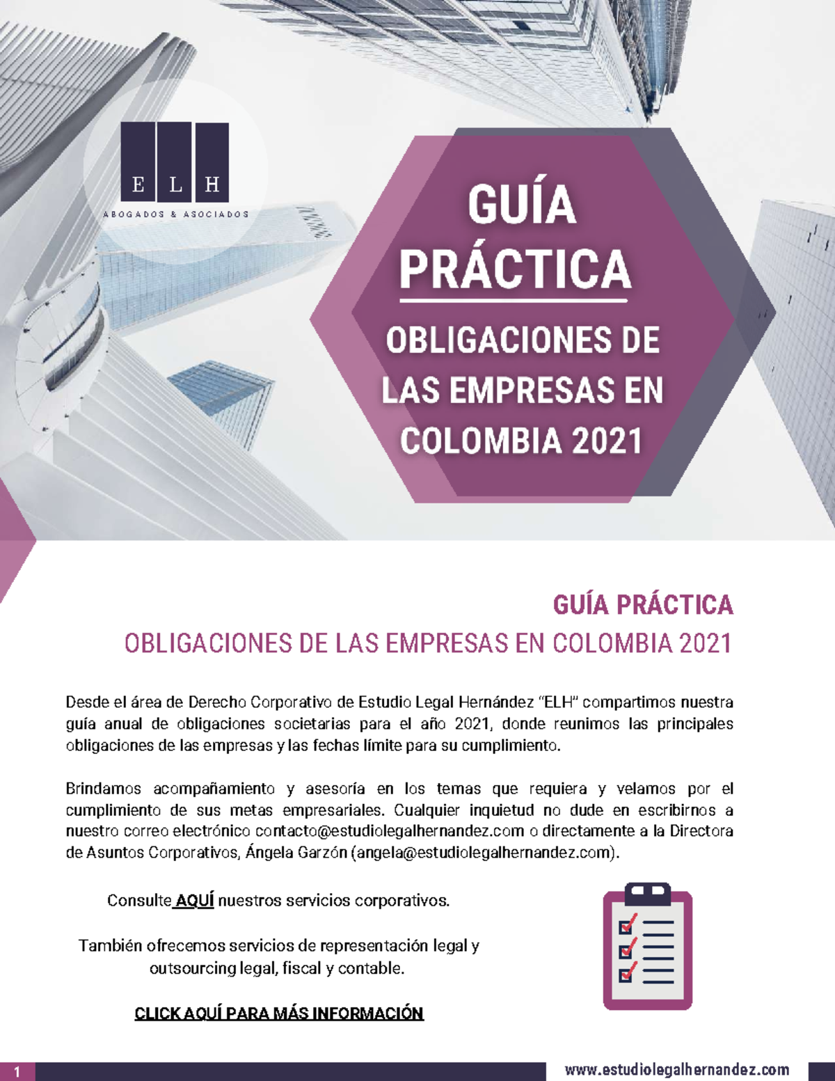 Obligaciones DE LAS Empresas EN Colombia 2021 - E L H A B O G A D O S ...