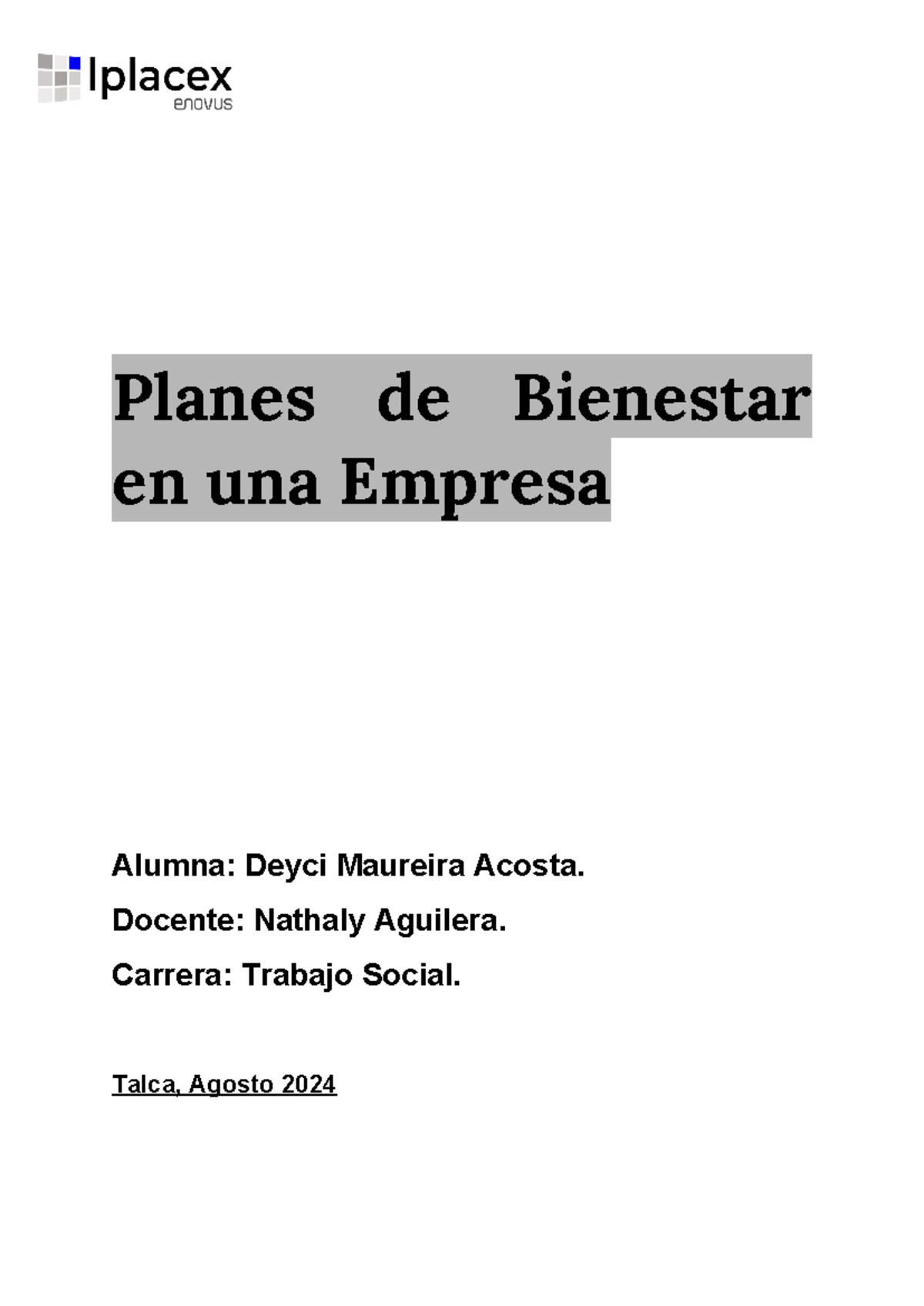Planes de Bienestar en una Empresa - Planes de Bienestar en una Empresa ...