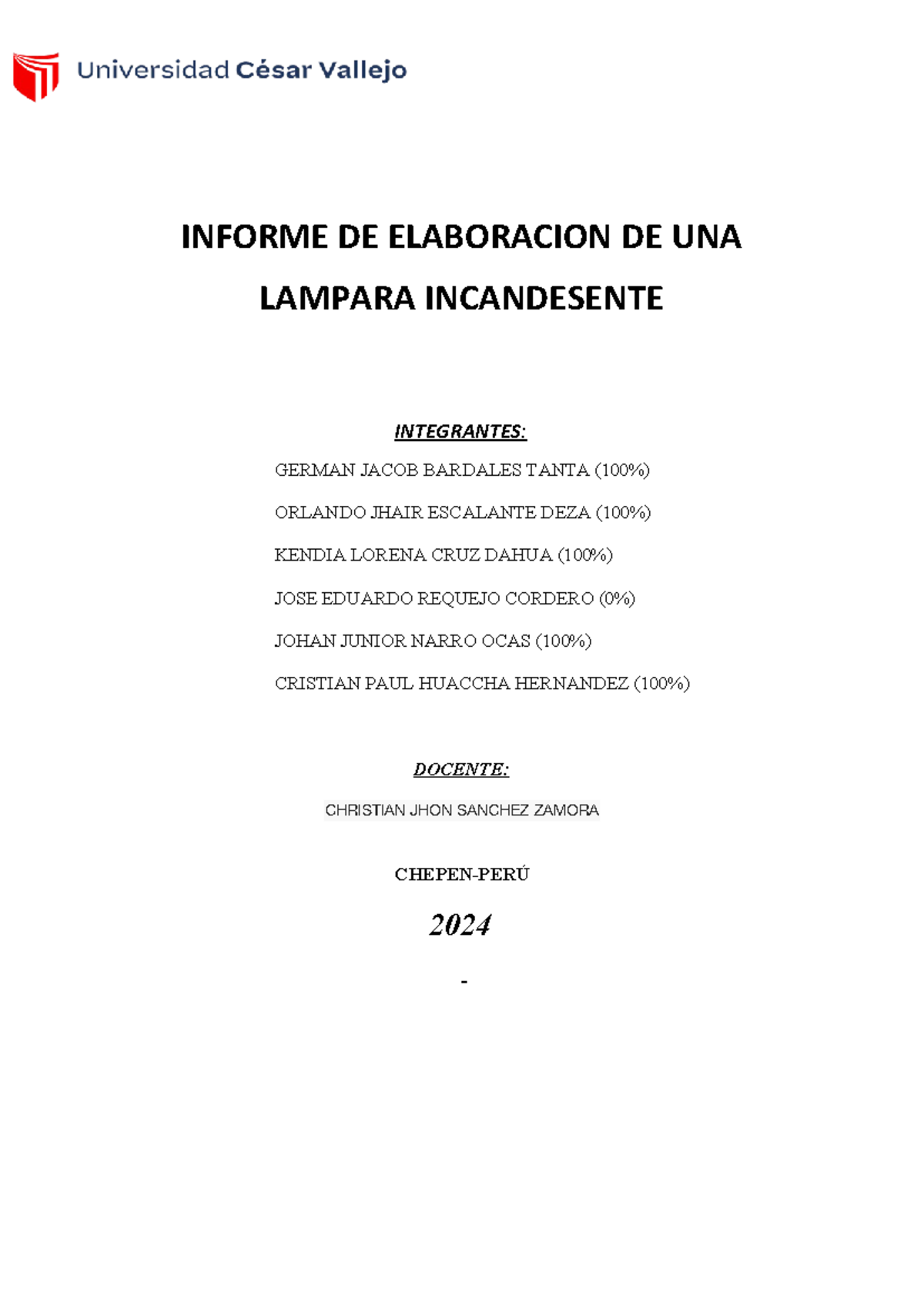 Estudio DEL Trabajo 2 - vvvvvvvvvvvvvvvvvvvvvvvvvvvvvv - INFORME DE ...