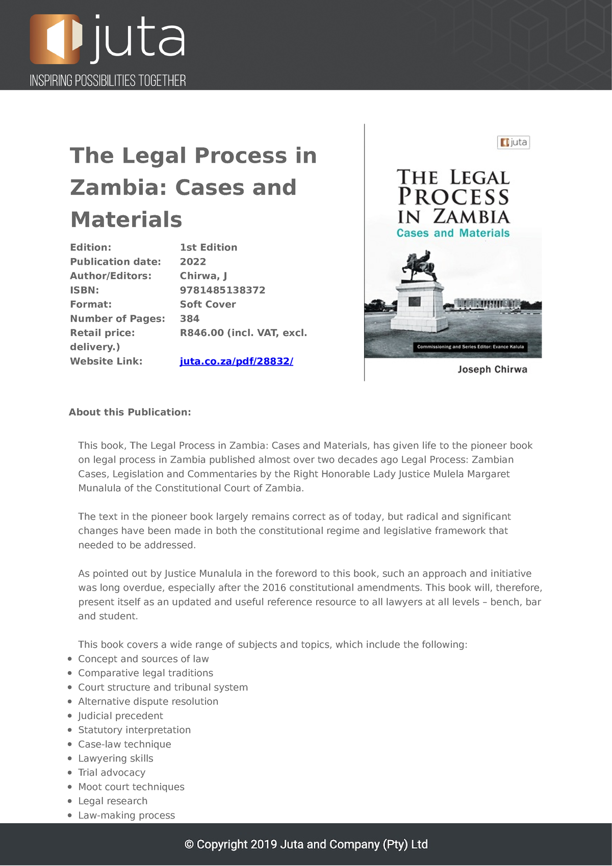 legal research topics in zambia