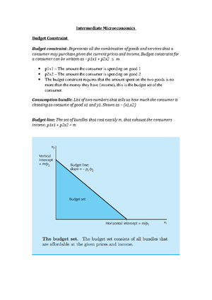 Utility Function Exam - Economics 11: Solutions To Practice First ...