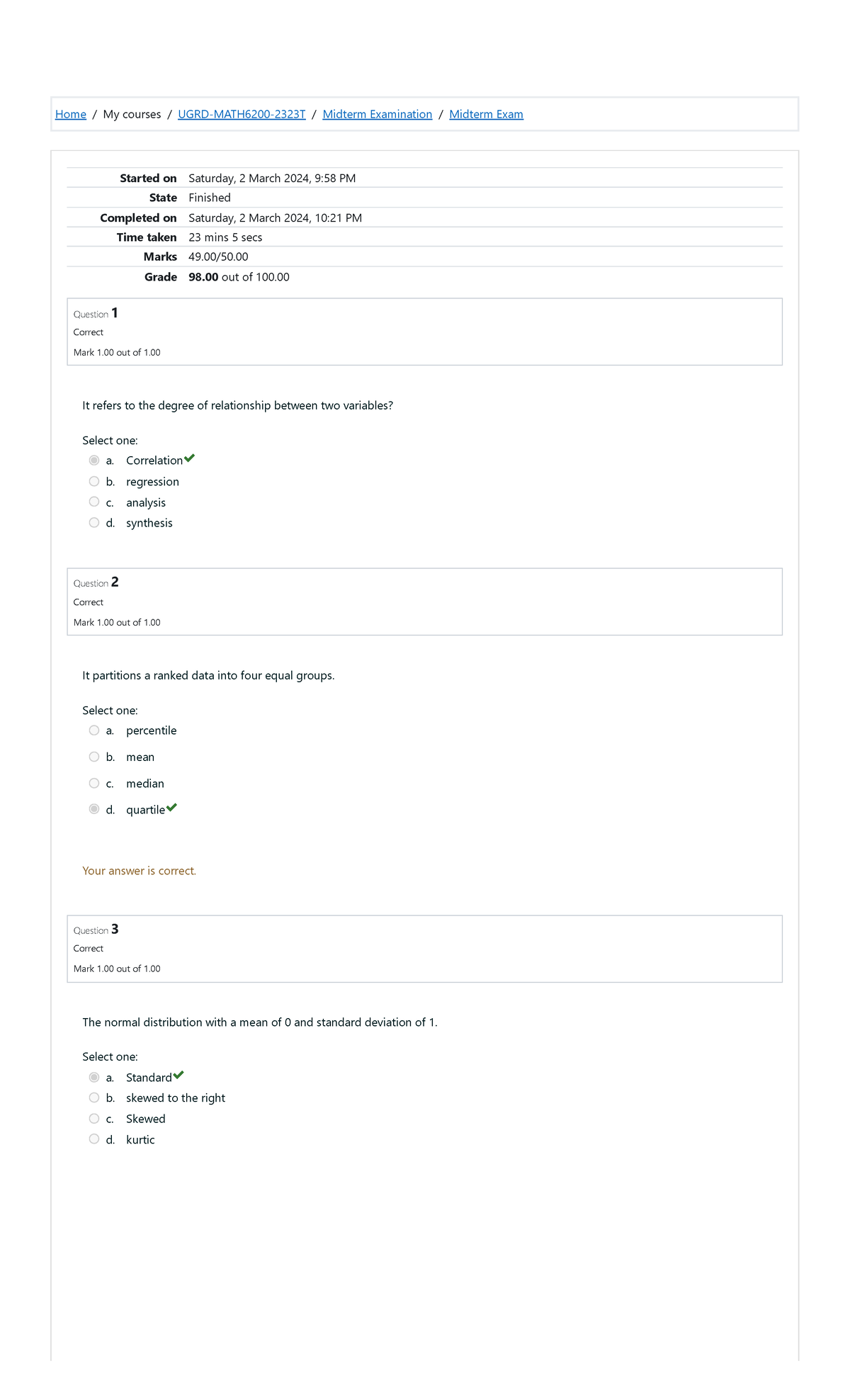 Data Analysis Mid Exam - Information - Home / My Courses / UGRD ...