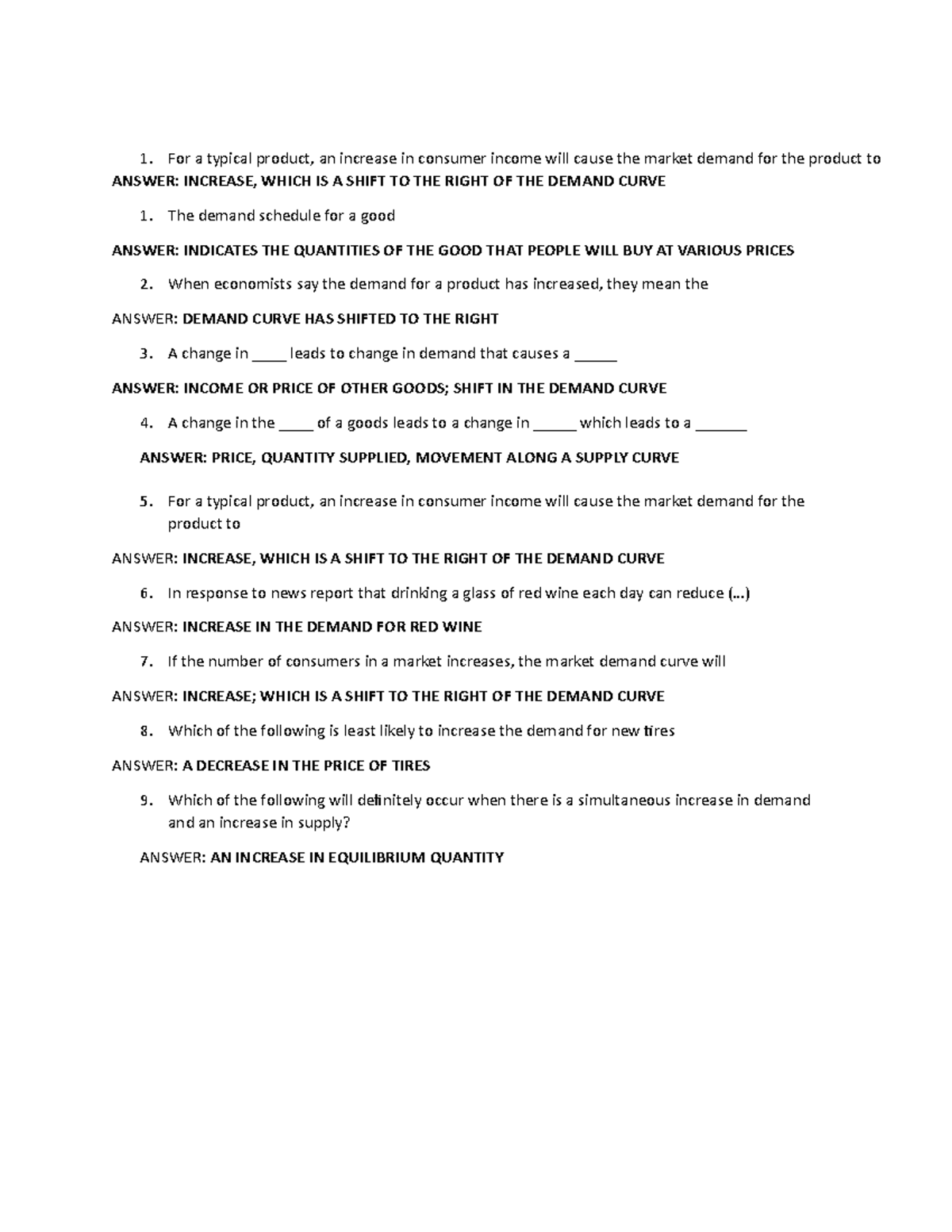 QUIZ 2 IN Economics - Enabling Assessment - Managerial Economics - La ...