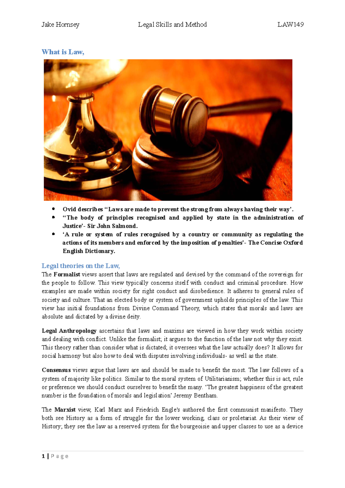 Legislative process and Parliament - for merge - What is Law, Ovid ...