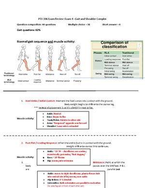 Physical Therapy Gait Practice - Abnormal Gait. Gait Deviation Notes ...