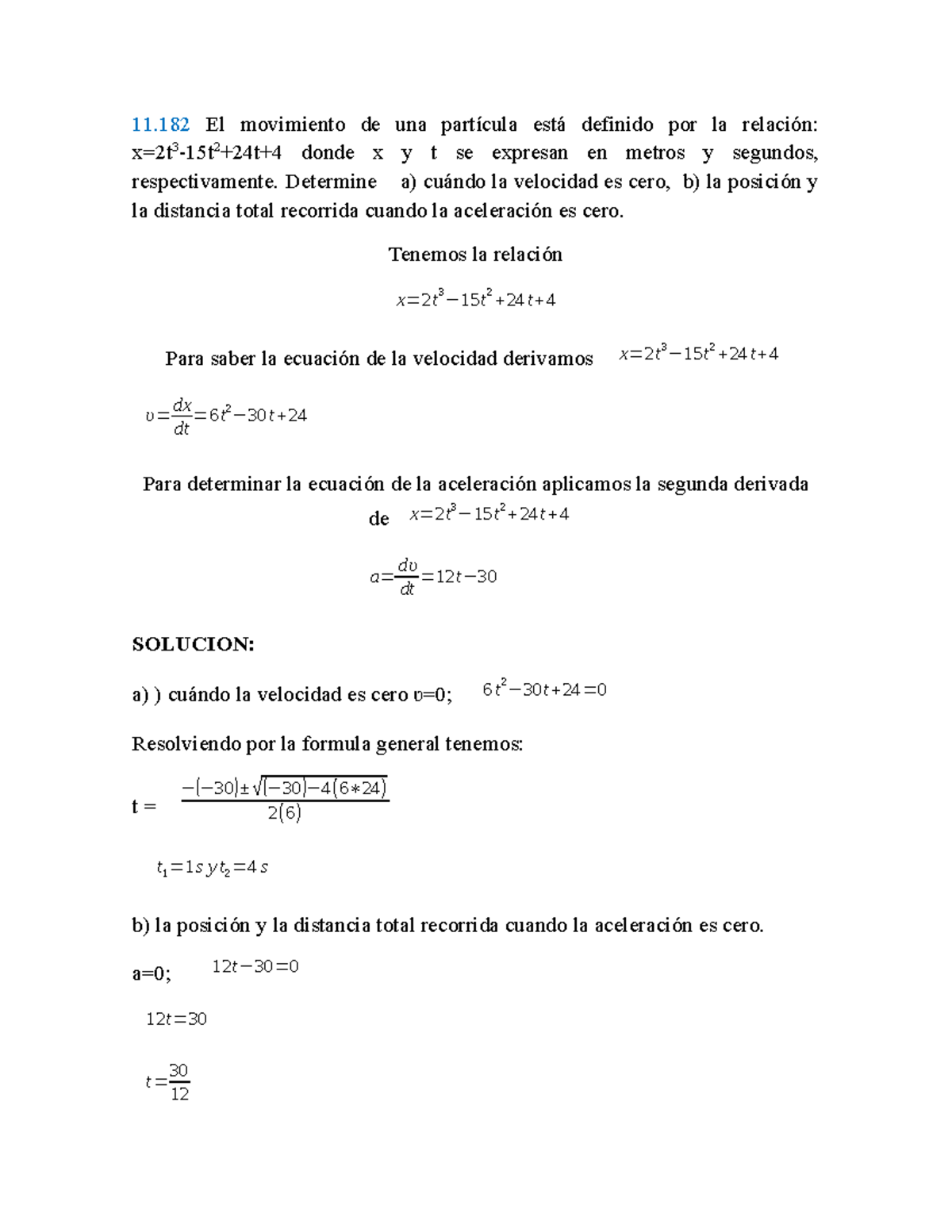 339947695-Problemas-de-Dinamica - 11 El Movimiento De Una Partícula ...