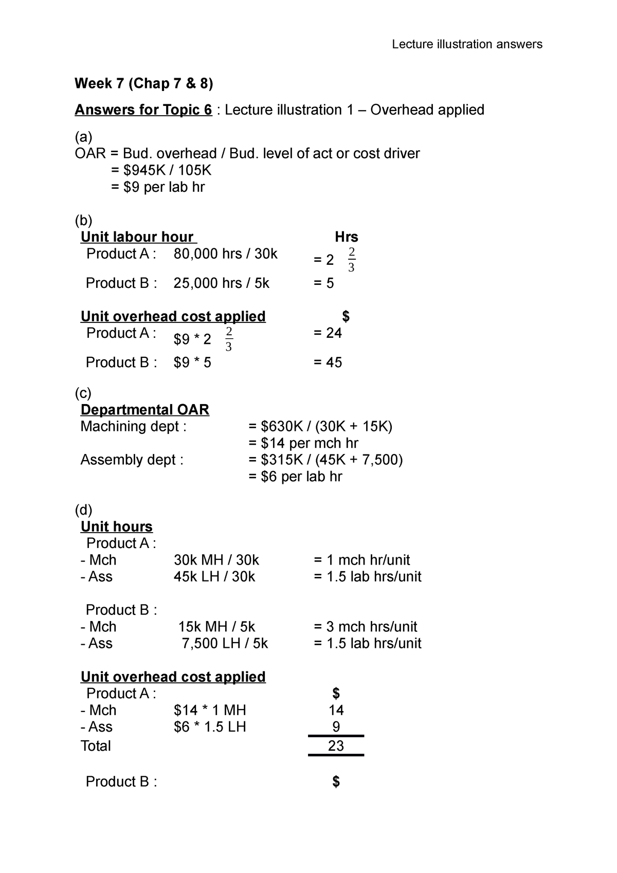 Week 7 Topic 6 Lecture Illustration Ans - Lecture Illustration Answers ...