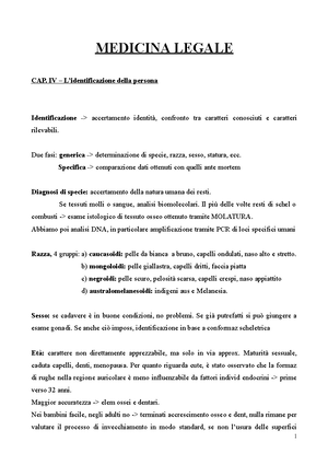 Docenti - Medicina legale e forense veterinaria - II livello