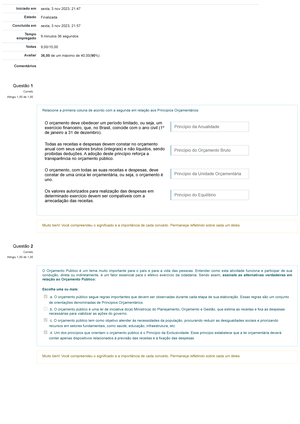 Exercício Avaliativo - Módulo 4 Revisão Da Tentativa - Iniciado Em ...