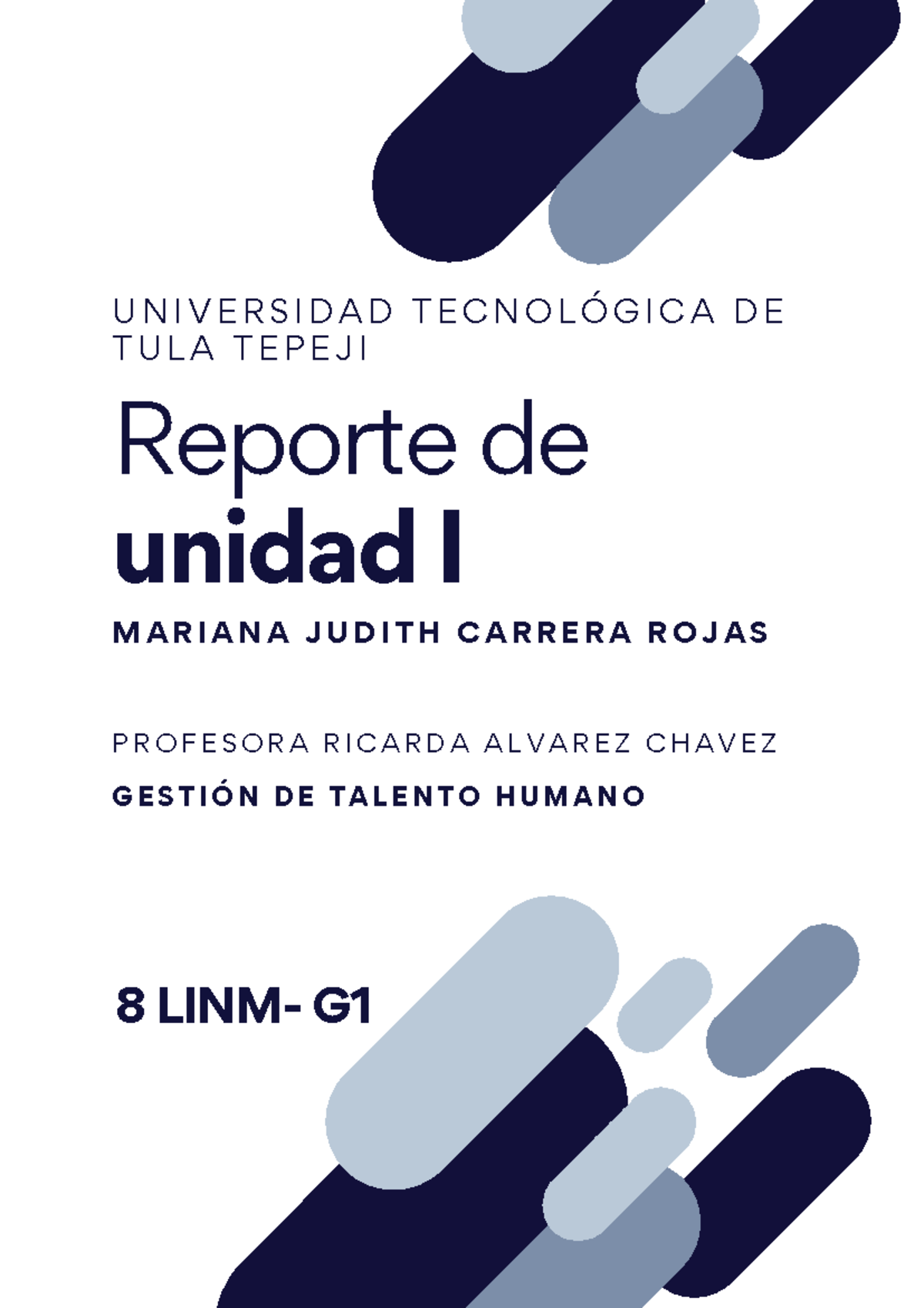 Ilovepdf merged-3 - Gestión de talento humanos - Reporte de unidad I 8 ...