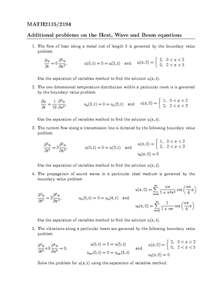 Ex 3A and Ex 3B notes - MATH2117 - Studocu