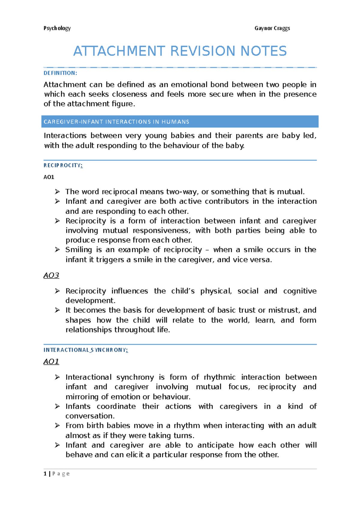 Attachment Revision Notes ATTACHMENT REVISION NOTES DEFINITION