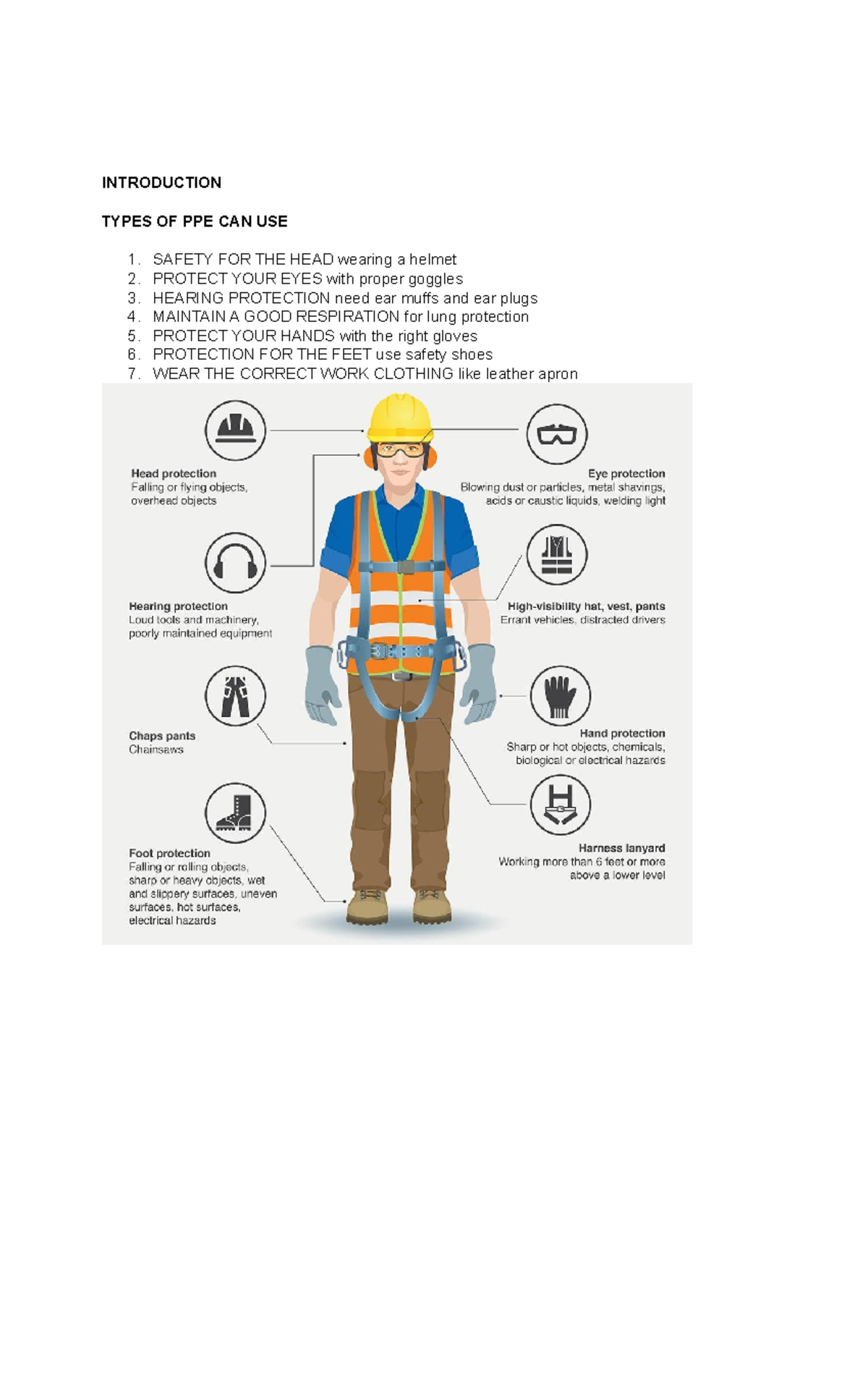 Safety Health 4 PPE should be selected based primarily on the hazards identified during the