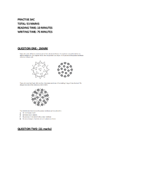 Copy Of UNIT 1 AOS 1 BIO - Vce Unit 1 Practice Exam Should Be Very ...