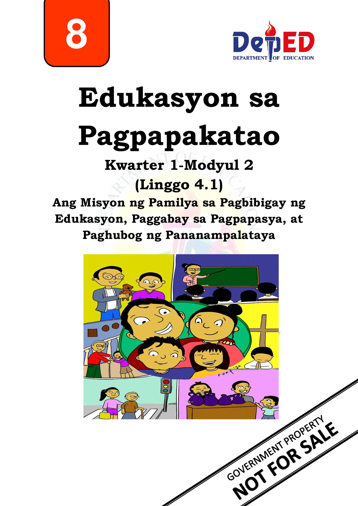 Es P-SLM-4 - Es P-SLM-1 - Edukasyon Sa Pagpapakatao 8 - Edukasyon Sa ...