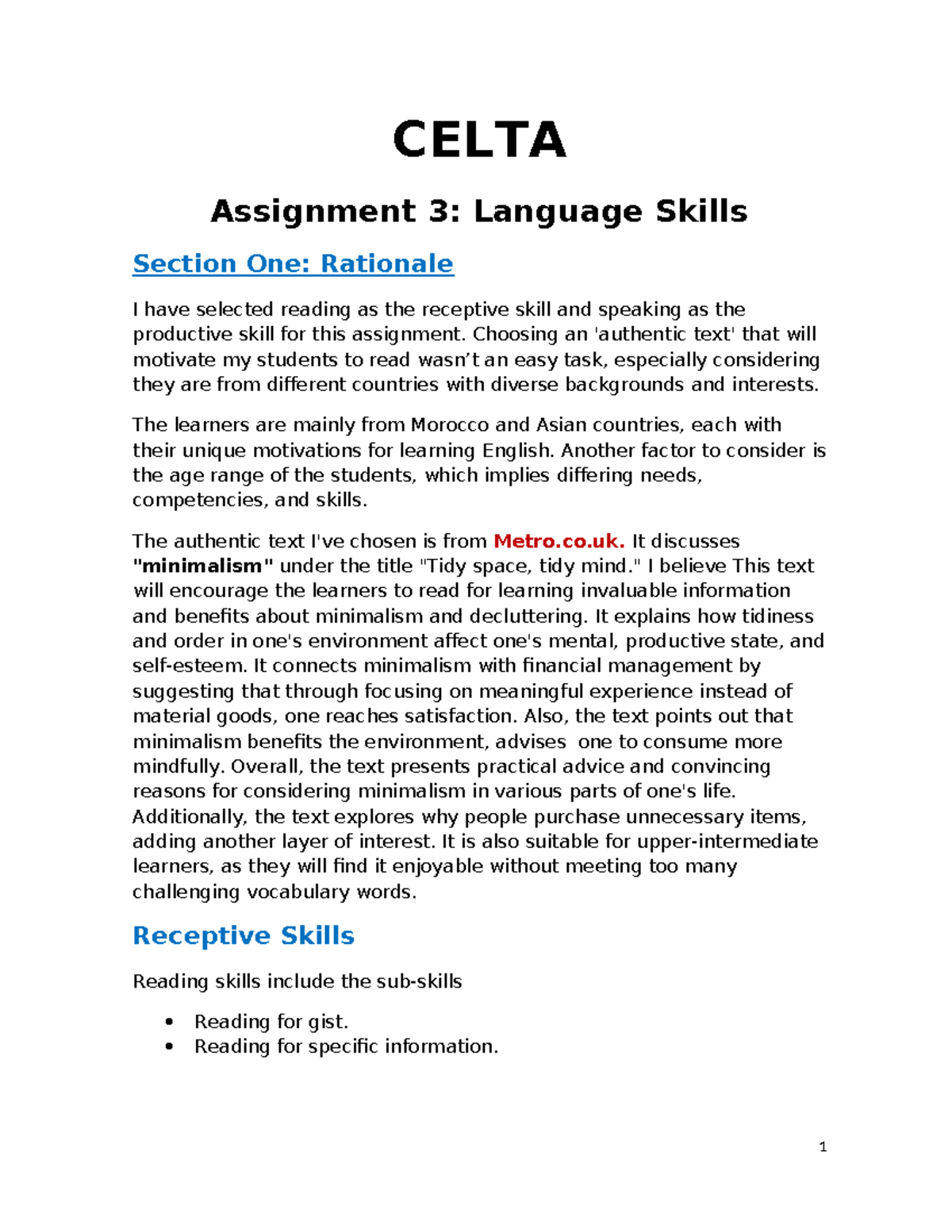 celta assignment 3 submission final