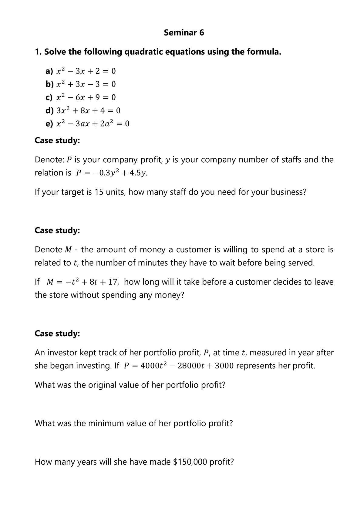 seminar-6-self-practice-exercises-seminar-6-solve-the-following