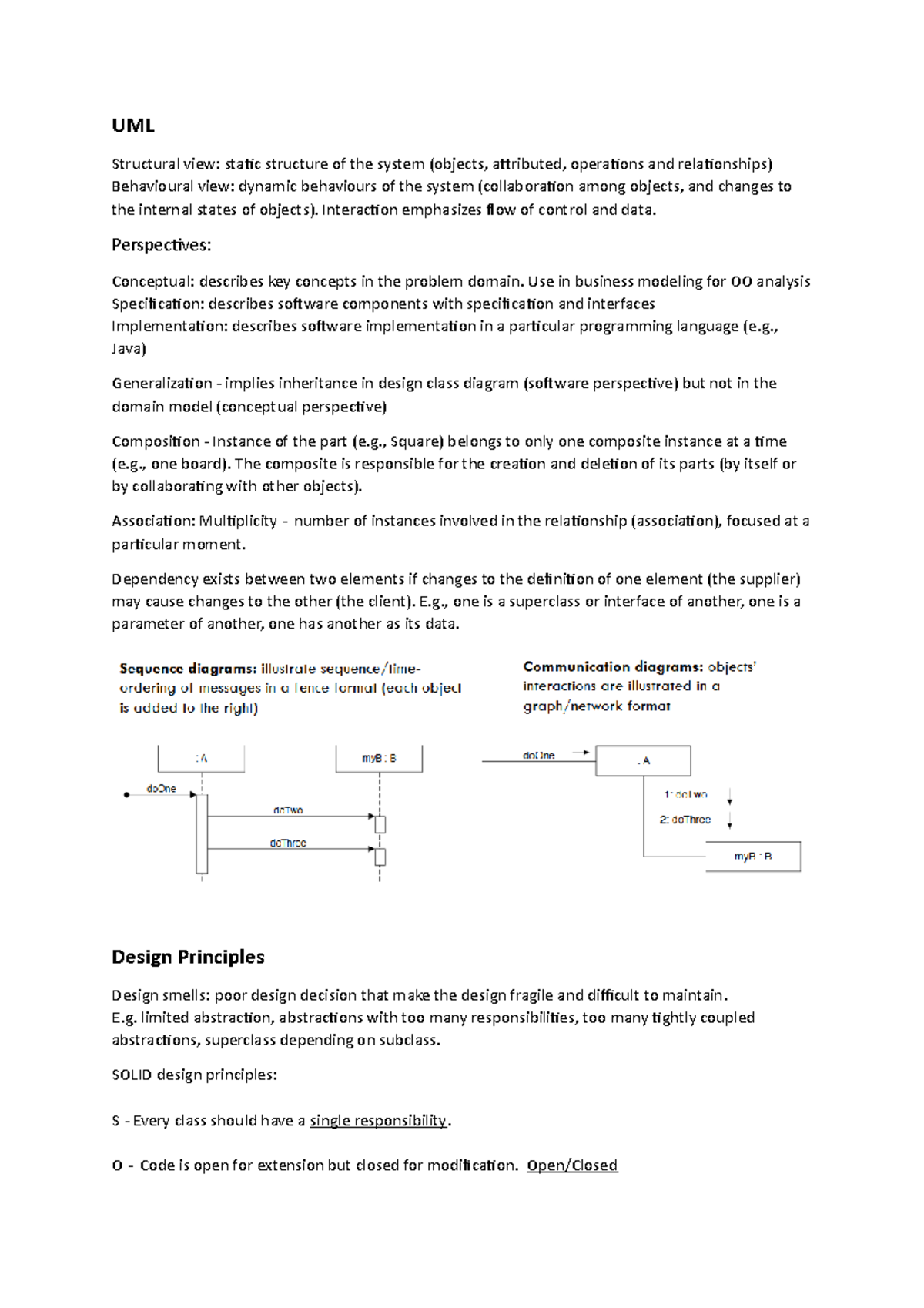 Programming Design Pattern notes - UML Structural view: static ...