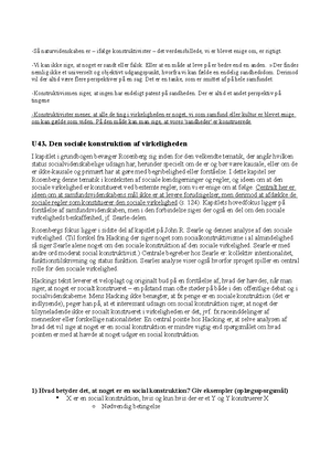 De traditionelle det moderne og det senmoderne samfund - 57- 62 Vælg 5 ...