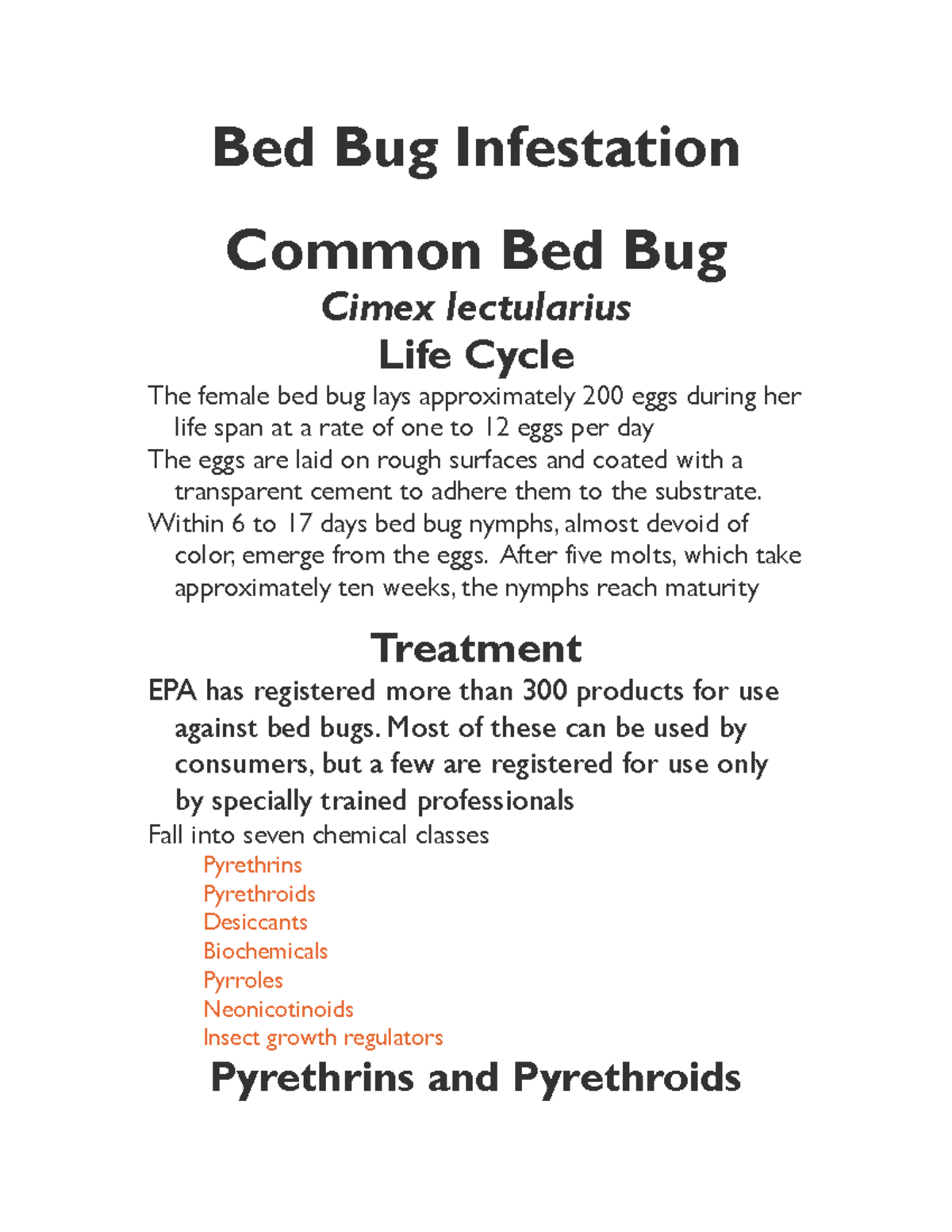 Bed Bug Infestation - Presented By B.B. - Bed Bug Infestation Now What ...