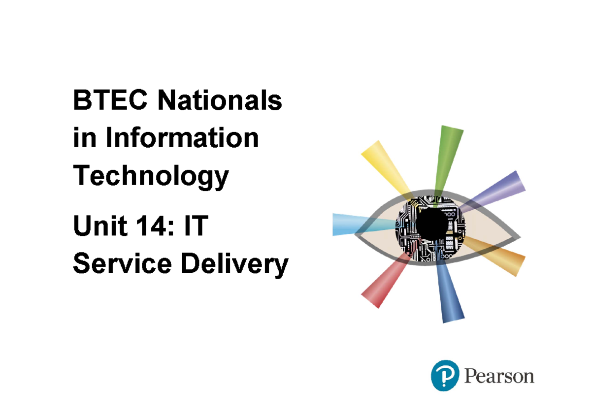 Pearson btec level 3 national in information technology 2016 and 2017 ...