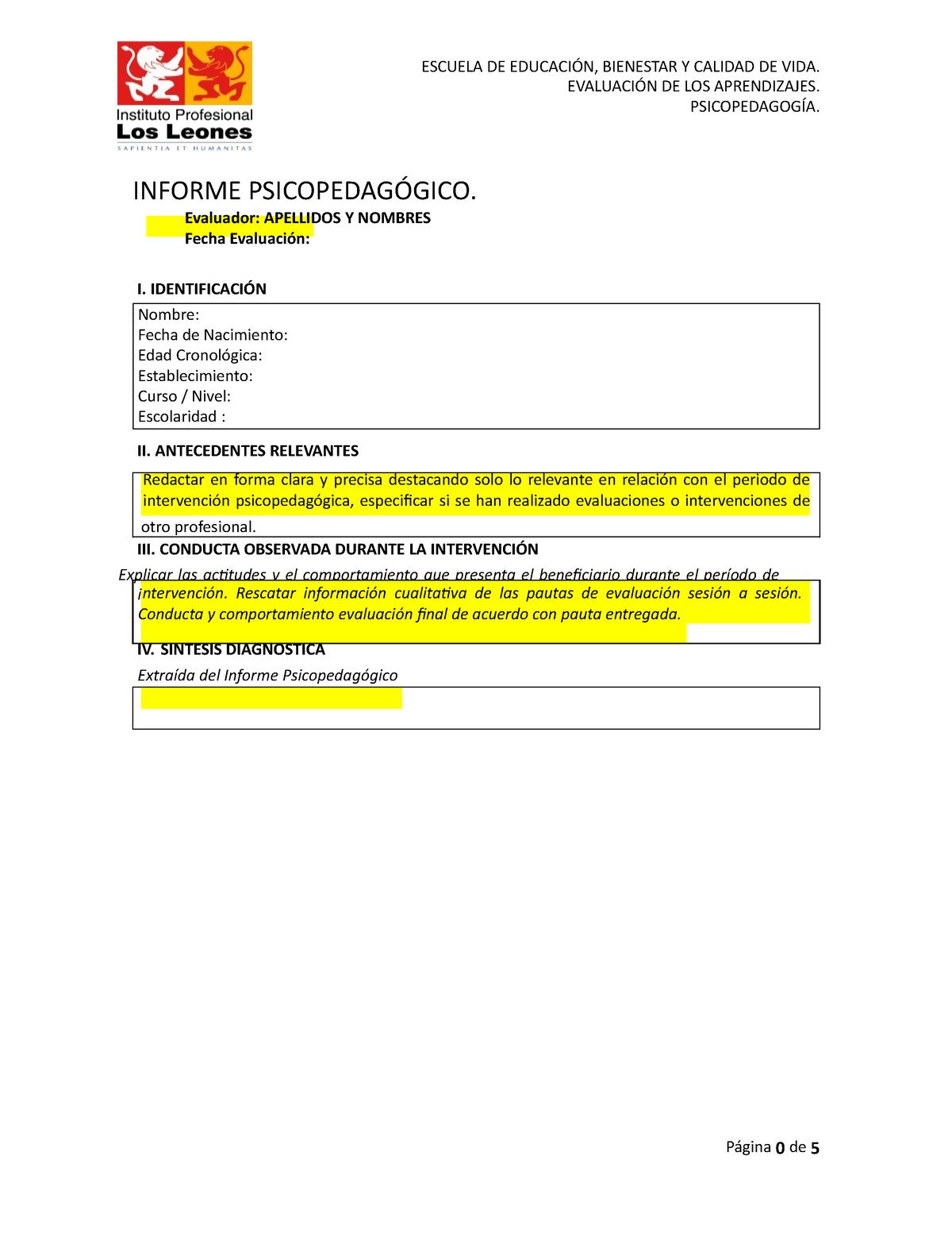 Pdf 20221103 191805 0000 - ESCUELA DE EDUCACIÓN, BIENESTAR Y CALIDAD DE  VIDA. EVALUACIÓN DE LOS - Studocu