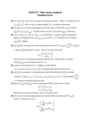 Quiz 16 March 2014, questions - Time Series Analysis - Scanned by ...